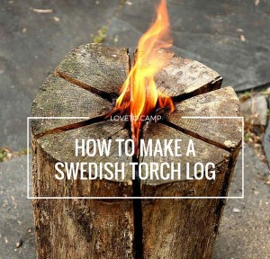 Learn why a Swedish torch log should be an addition to your next camping trip.