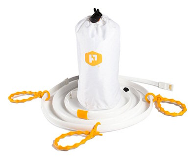 The Luminoodle LED rope light is perfect for lighting up your campsite or tent.